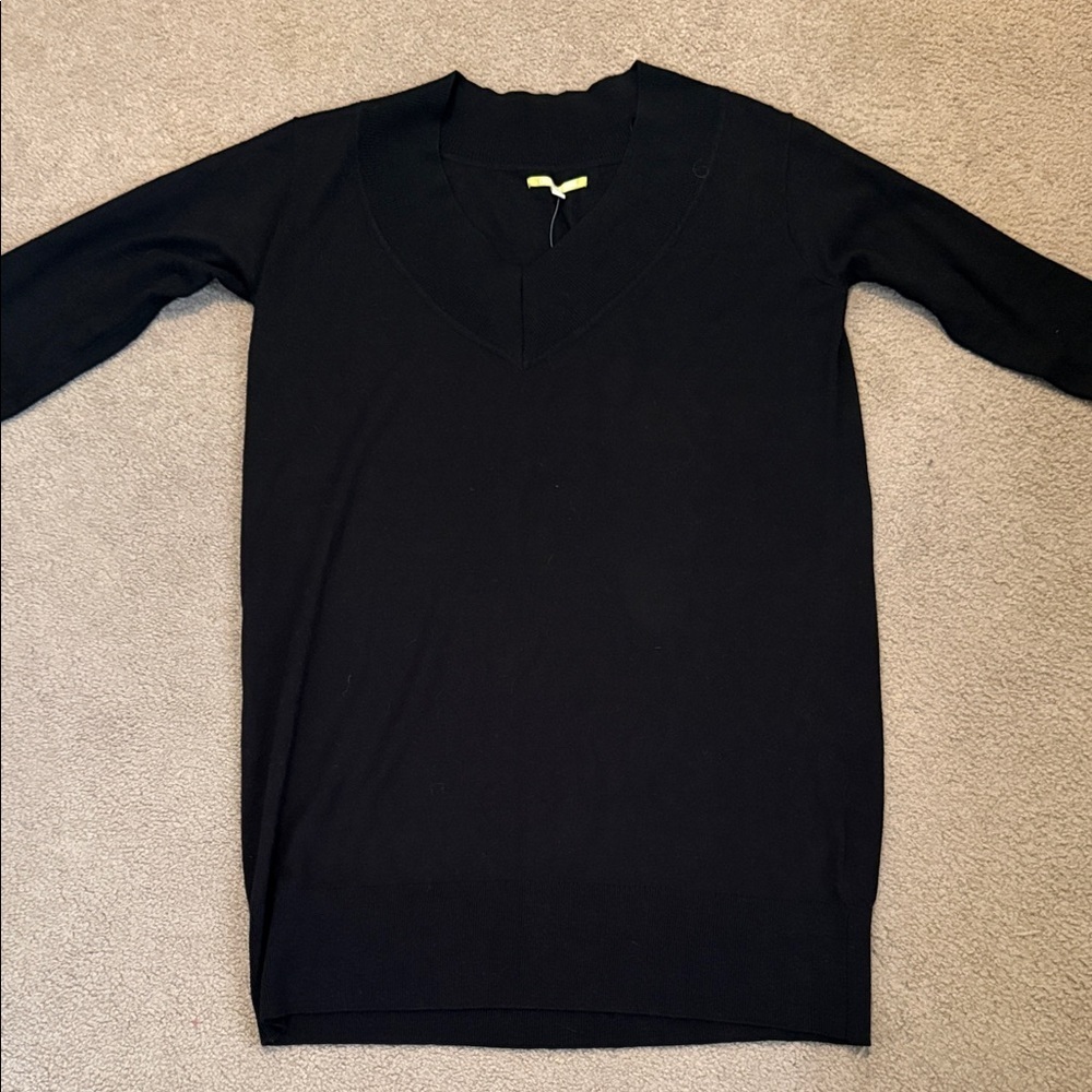 New Gianni Bini Black Long Sleeve Dress